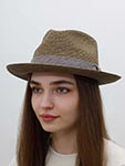 Шляпа STETSON арт. 2198512 FEDORA TOYO (коричневый)